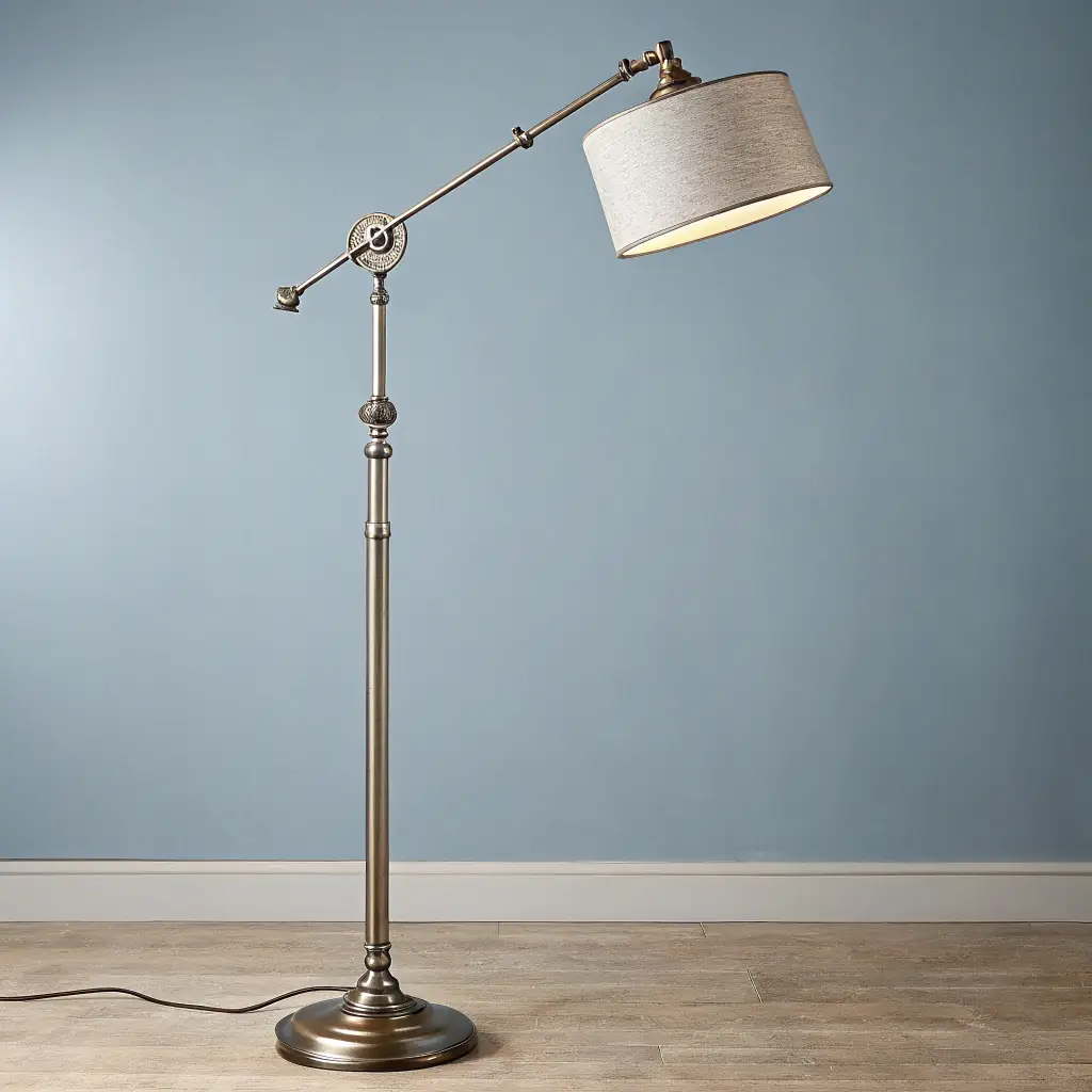 Modern Floor Lamp with Adjustable Arm